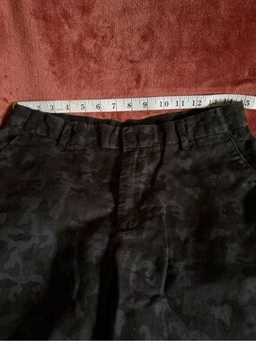 DKNY Black Linen-Blend Trouser shorts
